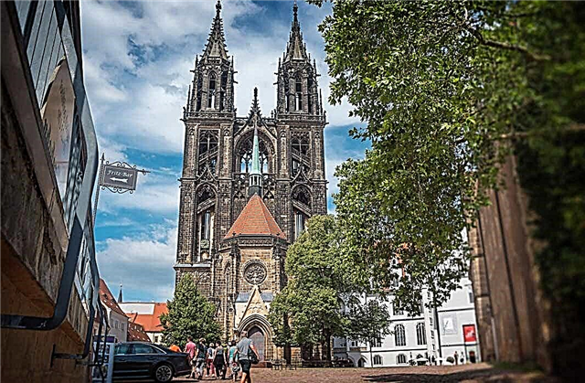 Katedral gothic yang indah di Jerman
