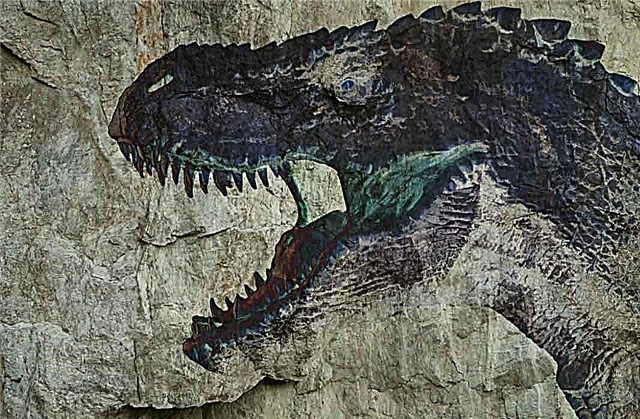 Dinosaurierfossilien, die in der Zeit eingefroren geblieben sind