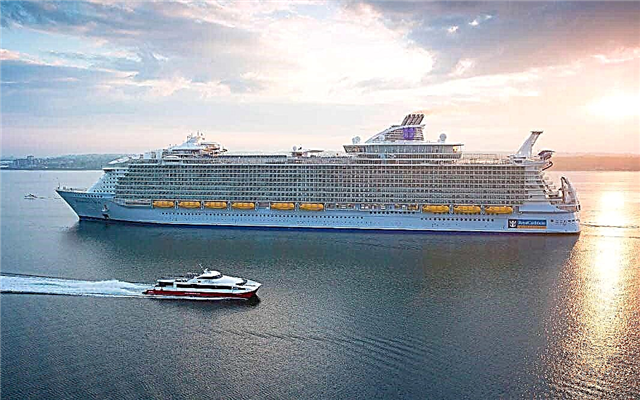 Topp 10 av de største cruiseskipene i verden