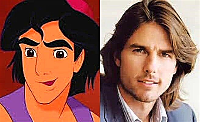 10 actors with whom cartoon characters are drawn