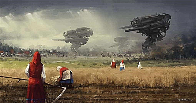 Apokalyptisk värld av konstnären Jakub Rosalski